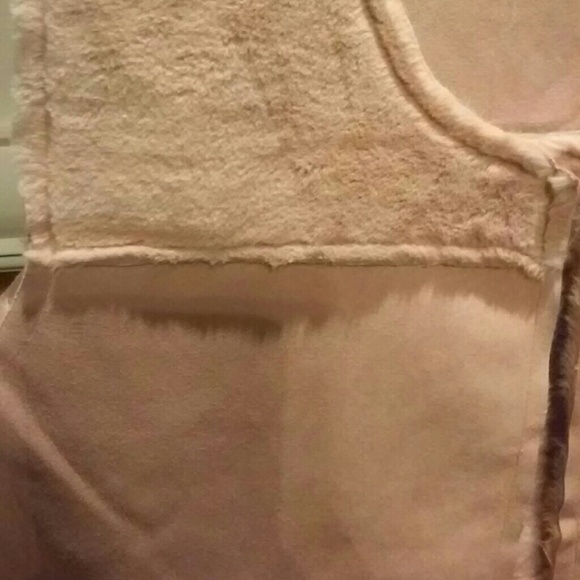 Faux fur and micro suede vest - Picture 2 of 5